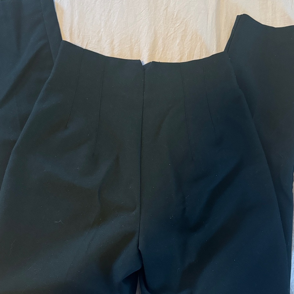 Zara Black Cropped Women's Pants - Picture 6 of 6